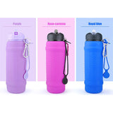 Collapsible Silicone BPA Free Sports Bottle | AbrandZ Corporate Gifts