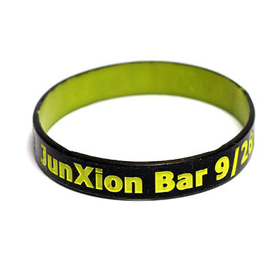 Custom Colour Coated Silicone Wristband Executive Corporate Gifts Singapore