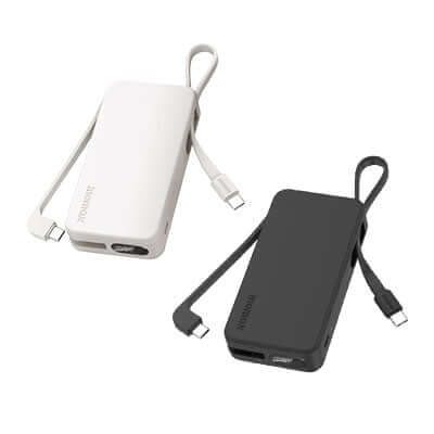 Momax 1-Power Vital+ Power Bank 10000mAh With 2 Built-In USB-C Cables Executive Corporate Gifts Singapore
