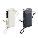 Remax RPP-105 Powerbank with Wall Plug 10000mAh in white and black color.