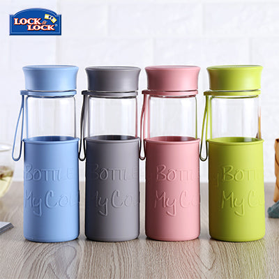 Lock & Lock My Bottle My Colour Glass Water Bottle 500ml Executive Corporate Gifts Singapore