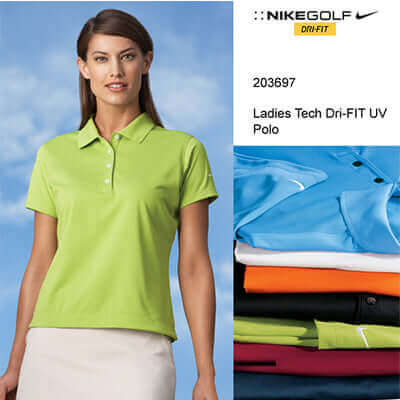 Nike Golf Ladies Tech Basic Dri-FIT UV Polo Shirt Executive Corporate Gifts Singapore
