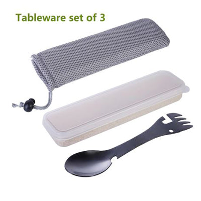 Titanium Spork Travelling Cutlery Set Executive Corporate Gifts Singapore