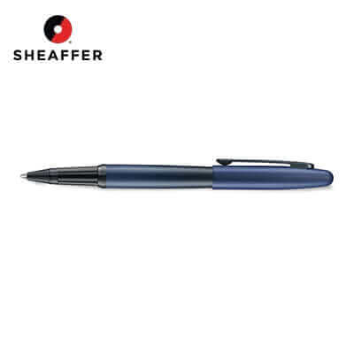 Sheaffer Matte Blue Rollerball Pen with Matte Black Trims Corporate Gifts Singapore