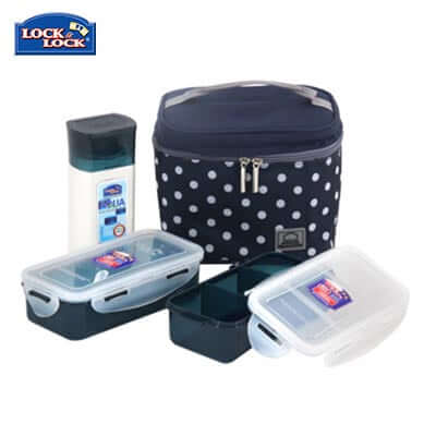 Lock & Lock 2 Pieces Lunch Box and Water Bottle Set Executive Corporate Gifts Singapore