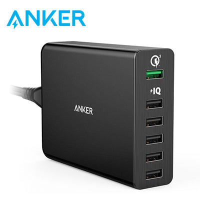 Anker PowerPort+ 6 Ports 60W With Quick Charge 3.0 Charging Station Executive Gifts Singapore