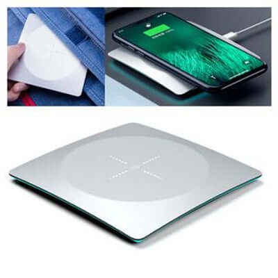 Alloy Super Thin Wireless Charger With Led Light Executive Gifts Singapore
