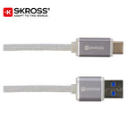 SKROSS USB Type-C Cable – Steel Line | AbrandZ Corporate Gifts