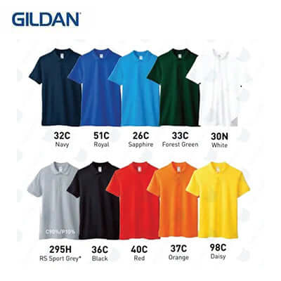 Gildan Adult Cotton Double Pique Sport Polo Shirt 6800 Executive Corporate Gifts Singapore