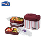 Lock & Lock 3 Pieces Lunch Box Set 800ml | AbrandZ Corporate Gifts