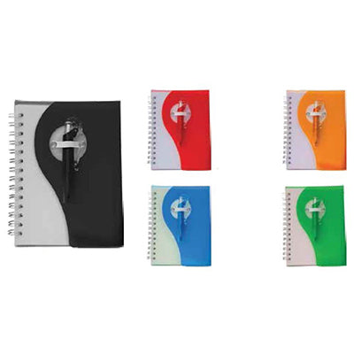 Plastic Cover Notebook with Pen Executive Corporate Gifts Singapore