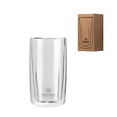 Double Wall Drinking Glass Executive Corporate Gifts Singapore