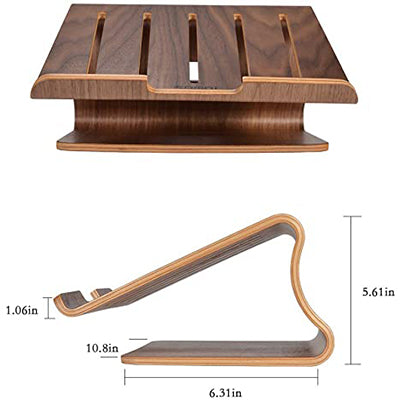 Eco-Friendly Wooden Laptop Stand Executive Corporate Gifts Singapore