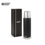 Swiss Peak Elite Copper Vacuum Flask in sleek packaging, perfect for corporate gifts in Singapore.