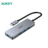 Aukey CB-C62 USB C to 4 Port USB 3.1 Aluminium Hub