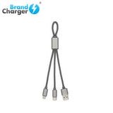 BrandCharger Trident Aluminium Charging Cable | AbrandZ Corporate Gifts