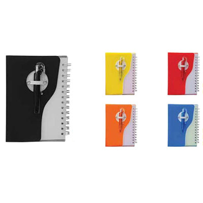 Plastic Cover Notebook with Promotion Pen Executive Corporate Gifts Singapore
