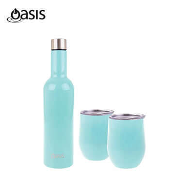 Oasis 3 Piece Insulated Wine Gift Set Executive Corporate Gifts Singapore