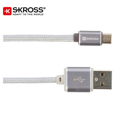 SKROSS Micro USB Cable - Steel Line Executive Corporate Gifts Singapore