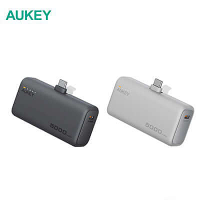 Aukey PB-Y59 Spark Mini 5000mAh 22.5W Compact Powerbank with USB-C Connector Executive Corporate Gifts Singapore