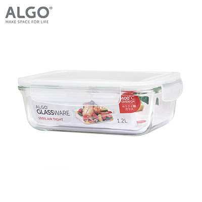 Algo Rectangular 1200ml Glass Container Executive Gifts Singapore