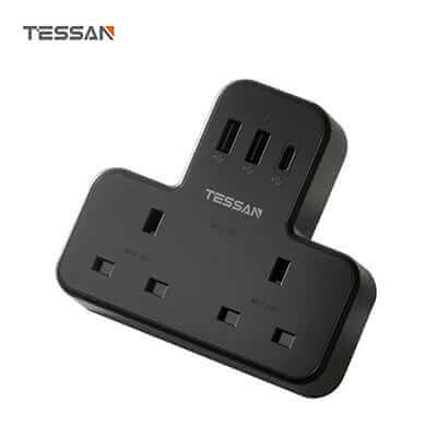 TESSAN Multi Plug Extension Wall Adapter with USB C Corporate Gifts Singapore