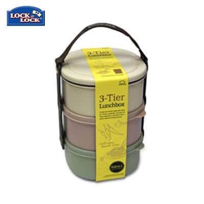 Lock & Lock 3-tier Lunch Box with Handle Executive Corporate Gifts Singapore