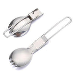 Foldable Stainless Steel Spork Travelling Cutlery | AbrandZ Corporate Gifts