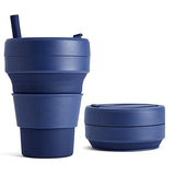 Eco-friendly Collapsible Cup with Straw | AbrandZ Corporate Gifts