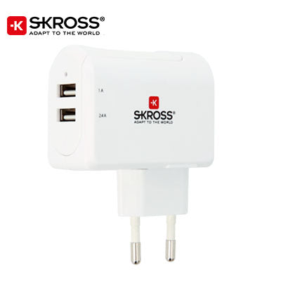 SKROSS 2 Port USB Charger - EURO Executive Corporate Gifts Singapore