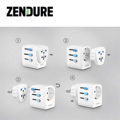 Zendure Passport Pro Travel Adapter Executive Corporate Gifts Singapore