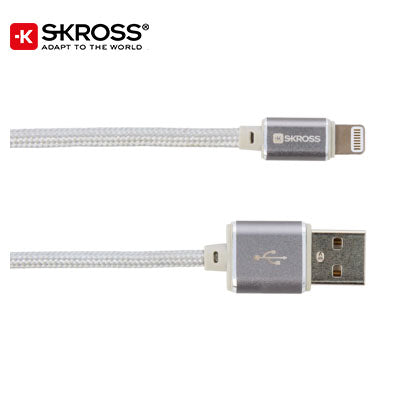 SKROSS Lightning Connector Cable - Steel Line | AbrandZ Corporate Gifts