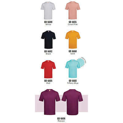 Unisex Polyester Check Jacquard Antibacterial T-Shirt Executive Corporate Gifts Singapore