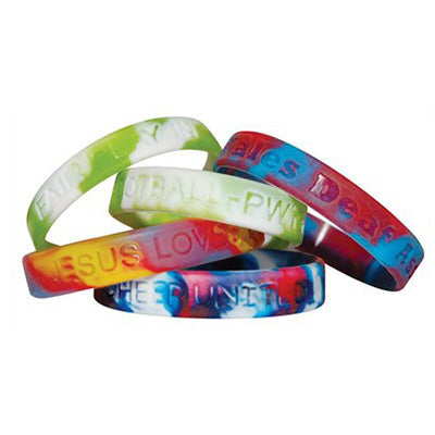 Custom Mixing Colour Silicone Wristband | AbrandZ Corporate Gifts