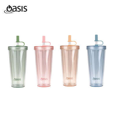 Oasis Insulated Smoothie Tumbler with Straw 520ML Executive Corporate Gifts Singapore