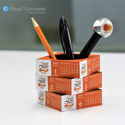 Magic Concepts Magic Sliding Pen Pot Calendar Executive Corporate Gifts Singapore