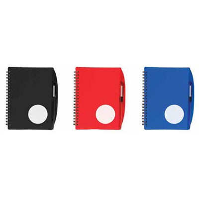 Circle Plastic Cover Notebook with Pen Executive Corporate Gifts Singapore