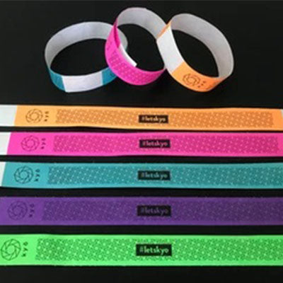 Solid Colored TYVEK Wristbands Executive Corporate Gifts Singapore