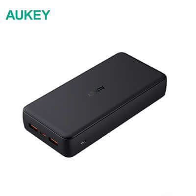 Aukey PB-N93 Basix Plus ll 22.5W 20000mAh Ultra Slim USB C Power Bank Executive Corporate Gifts Singapore