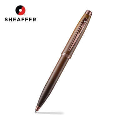 Sheaffer® Coffee Edition Matt Brown Ballpoint Pen with Regal Brown PVD Trims Corporate Gifts Singapore