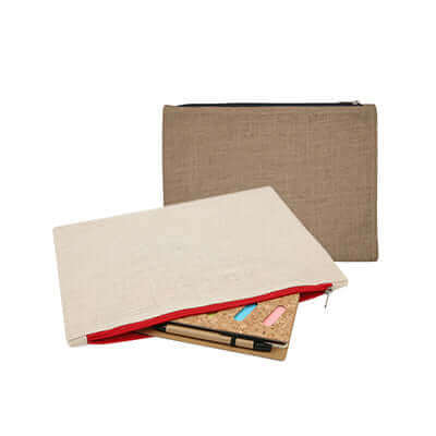 Eco Friendly Jute and Canvas Pouch Executive Corporate Gifts Singapore