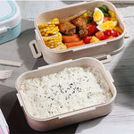 Eco-Friendly Wheat Fiber Lunch Box, - No divider