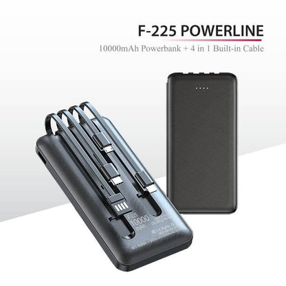 10000mAh Powerbank with 4 Built-in Cable Executive Corporate Gifts Singapore