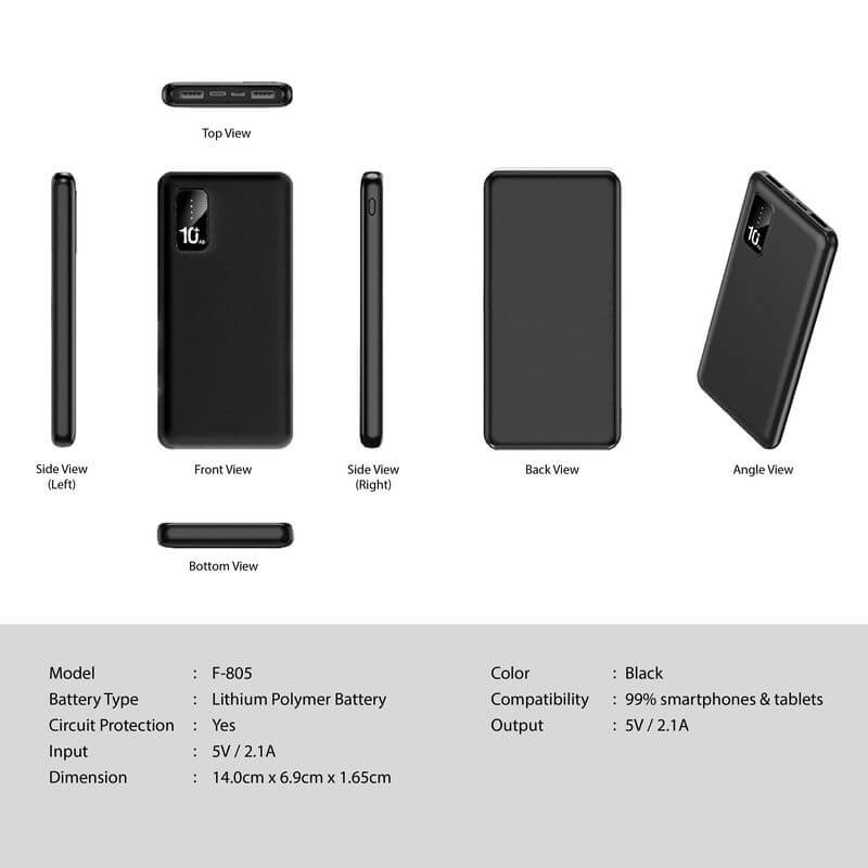 Econpower 10000mAh Powerbank Executive Corporate Gifts Singapore