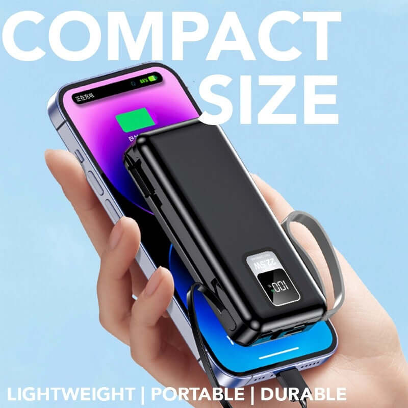 22.5W Quick Charge Powerbank with Built-in Cable Executive Corporate Gifts Singapore