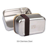 1000ml Stainless Steel Lunch Box with Bamboo Lid | AbrandZ Corporate Gifts