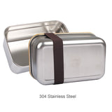 Stainless Steel Lunch Box with Bamboo Lid