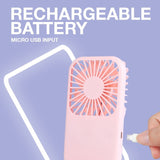 Portable Mini Fan with Phone Stand