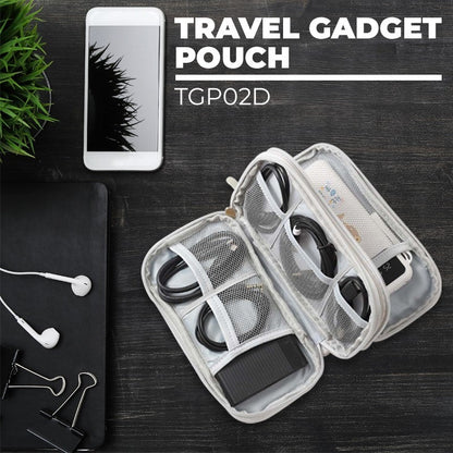 Double Layer Travel Gadget Organizer Pouch Executive Gifts Singapore