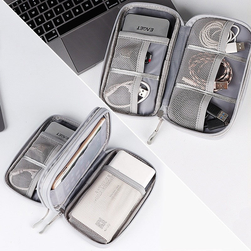 Double Layer Travel Gadget Organizer Pouch Executive Gifts Singapore